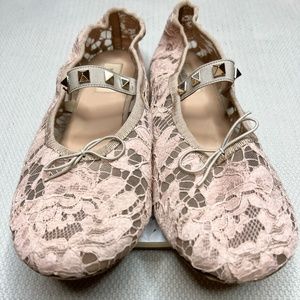 Valentino Women's Mesh Ballerina Flat